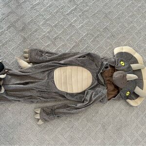 Kids Triceratops Costume - Gray